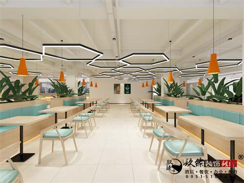 海原恒信百货商场餐厅设计方案鉴赏|小有格调的温馨餐厅