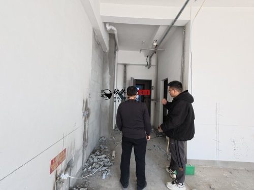 海原威鸣电竞酒店装修施工勘察进度|海原装修公司推荐